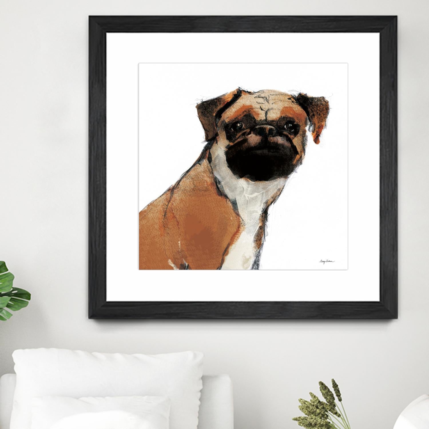 Orpheus Watercolor by Avery Tillmon on GIANT ART - brown animals