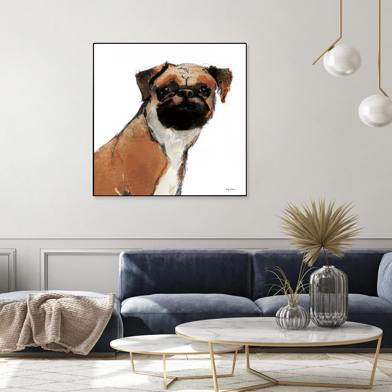 Orpheus Watercolor by Avery Tillmon on GIANT ART - brown animals