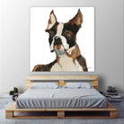 Snug Watercolor by Avery Tillmon on GIANT ART - brown animals