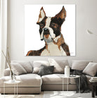 Snug Watercolor by Avery Tillmon on GIANT ART - brown animals