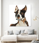 Snug Watercolor by Avery Tillmon on GIANT ART - brown animals