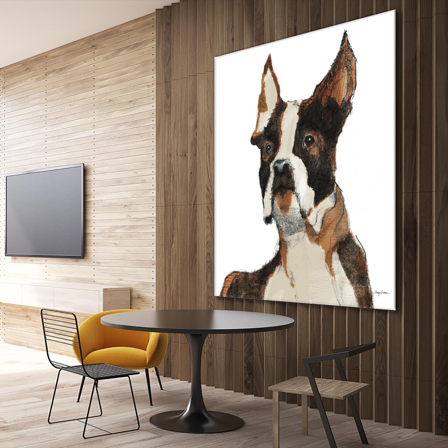 Snug Watercolor by Avery Tillmon on GIANT ART - brown animals