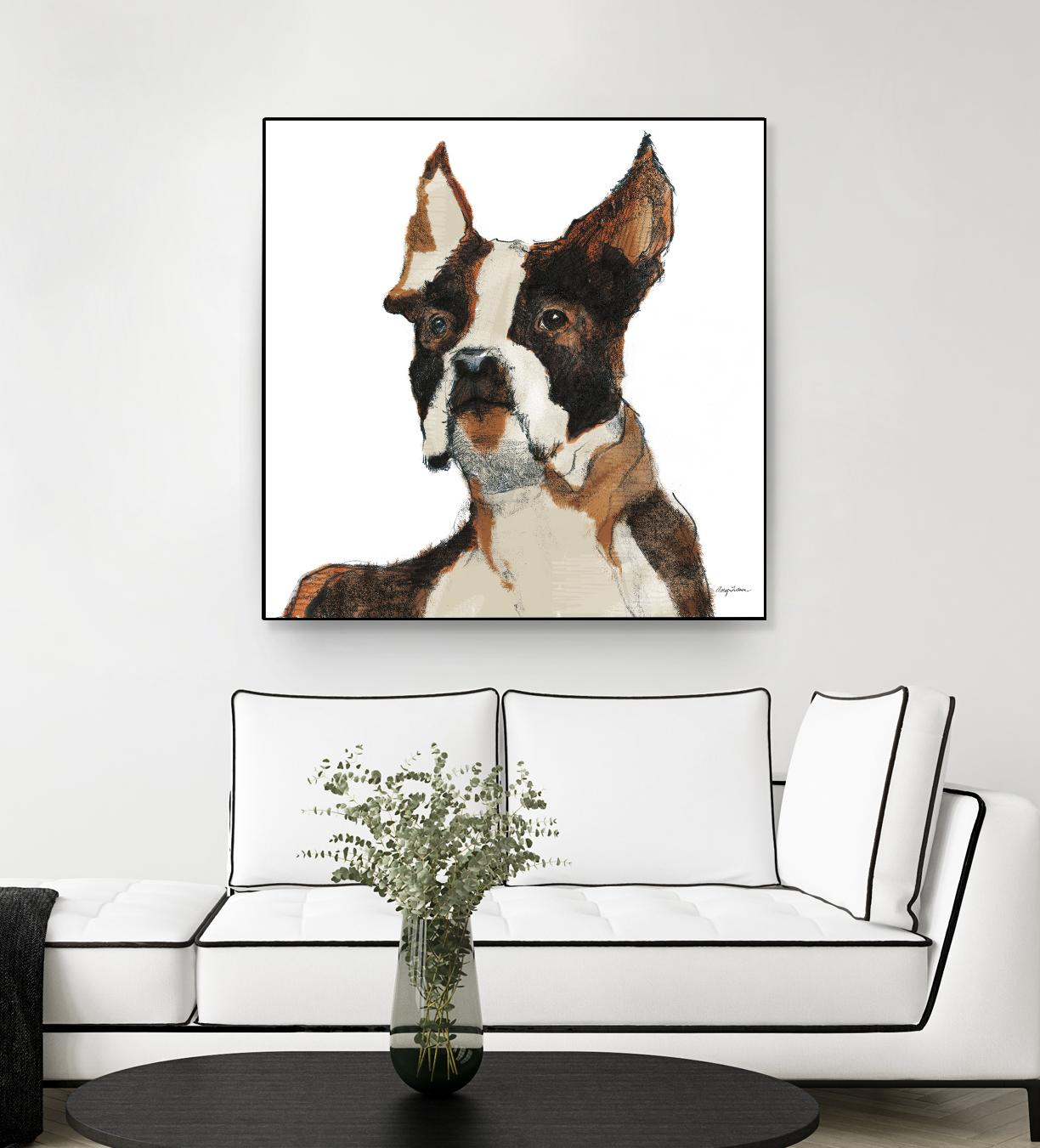 Snug Watercolor by Avery Tillmon on GIANT ART - brown animals