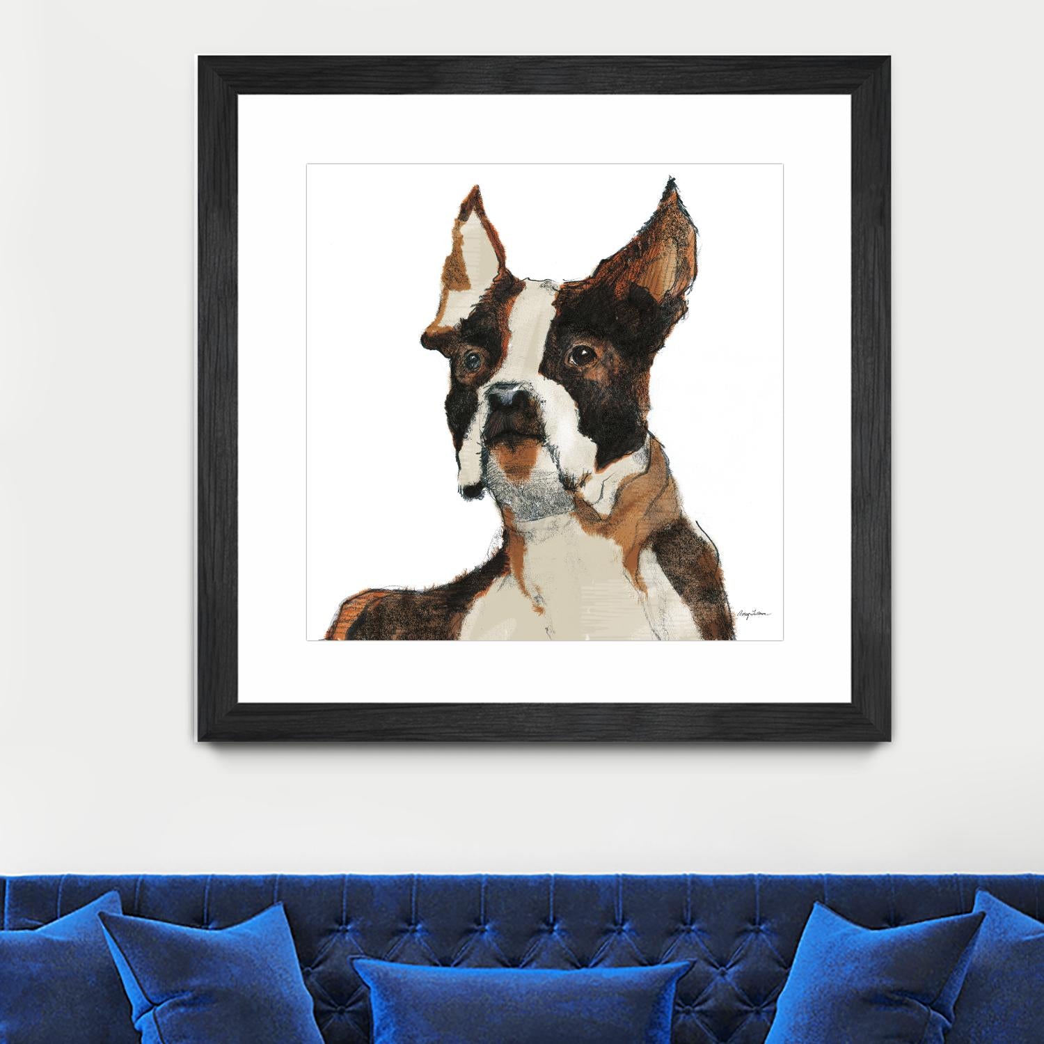 Snug Watercolor by Avery Tillmon on GIANT ART - brown animals