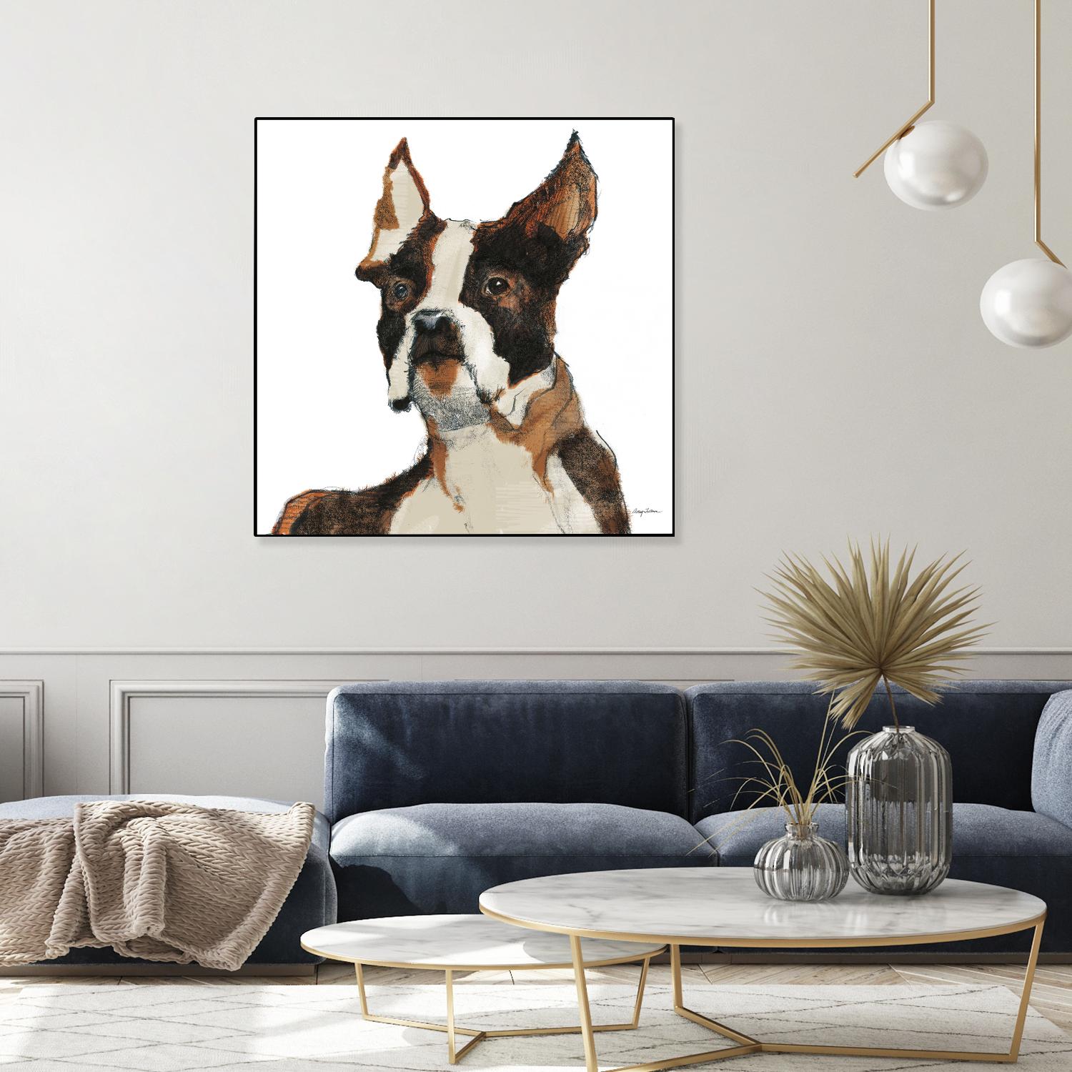 Snug Watercolor by Avery Tillmon on GIANT ART - brown animals