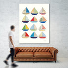 Wind and Waves VII by Courtney Prahl on GIANT ART - beige nautical