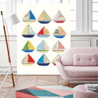 Wind and Waves VII by Courtney Prahl on GIANT ART - beige nautical