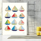 Wind and Waves VII by Courtney Prahl on GIANT ART - beige nautical