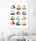 Wind and Waves VII by Courtney Prahl on GIANT ART - beige nautical