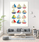 Wind and Waves VII by Courtney Prahl on GIANT ART - beige nautical