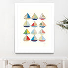 Wind and Waves VII by Courtney Prahl on GIANT ART - beige nautical