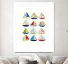 Wind and Waves VII by Courtney Prahl on GIANT ART - beige nautical