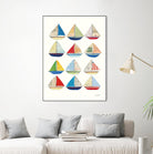 Wind and Waves VII by Courtney Prahl on GIANT ART - beige nautical