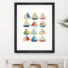 Wind and Waves VII by Courtney Prahl on GIANT ART - beige nautical