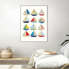 Wind and Waves VII by Courtney Prahl on GIANT ART - beige nautical