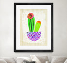 Collage Cactus I on Graph Paper by Melissa Averinos on GIANT ART - beige botany