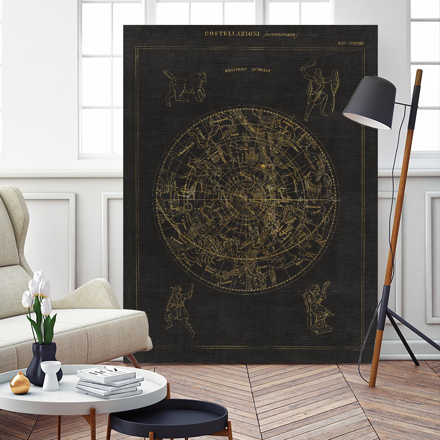 Collage Cactus IV on Graph Paper by Portfolio on GIANT ART - grey maps