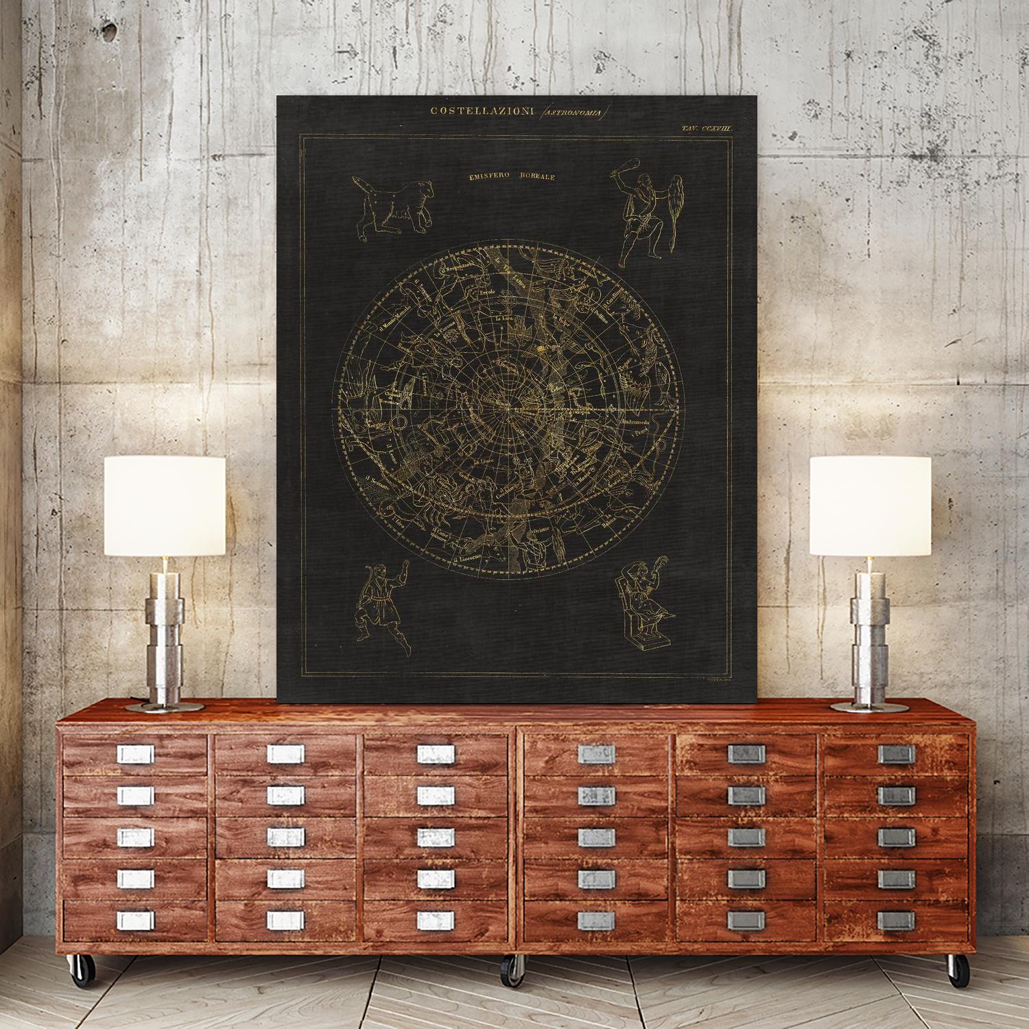 Collage Cactus IV on Graph Paper by Portfolio on GIANT ART - grey maps