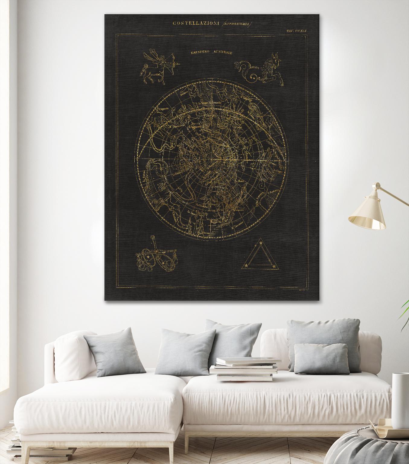 Costellazioni I by Portfolio on GIANT ART - grey maps