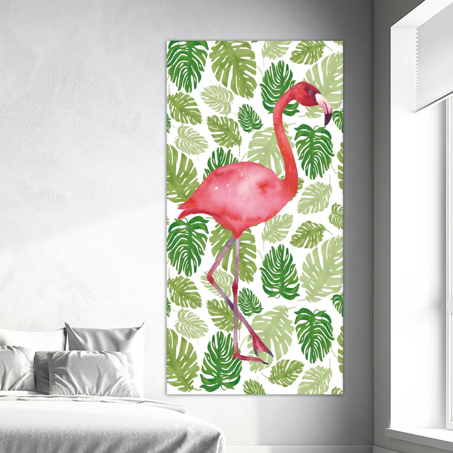 Tropical Flamingo I by Portfolio on GIANT ART - pink tropical
