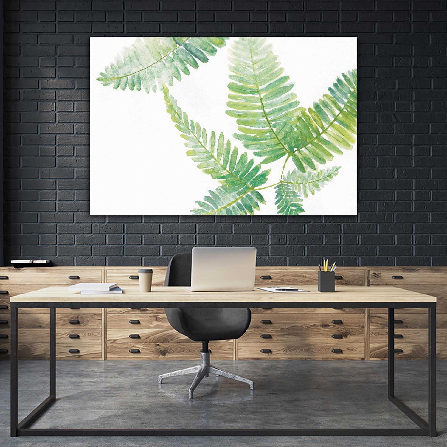 Ferns I by Chris Paschke on GIANT ART - green tropical