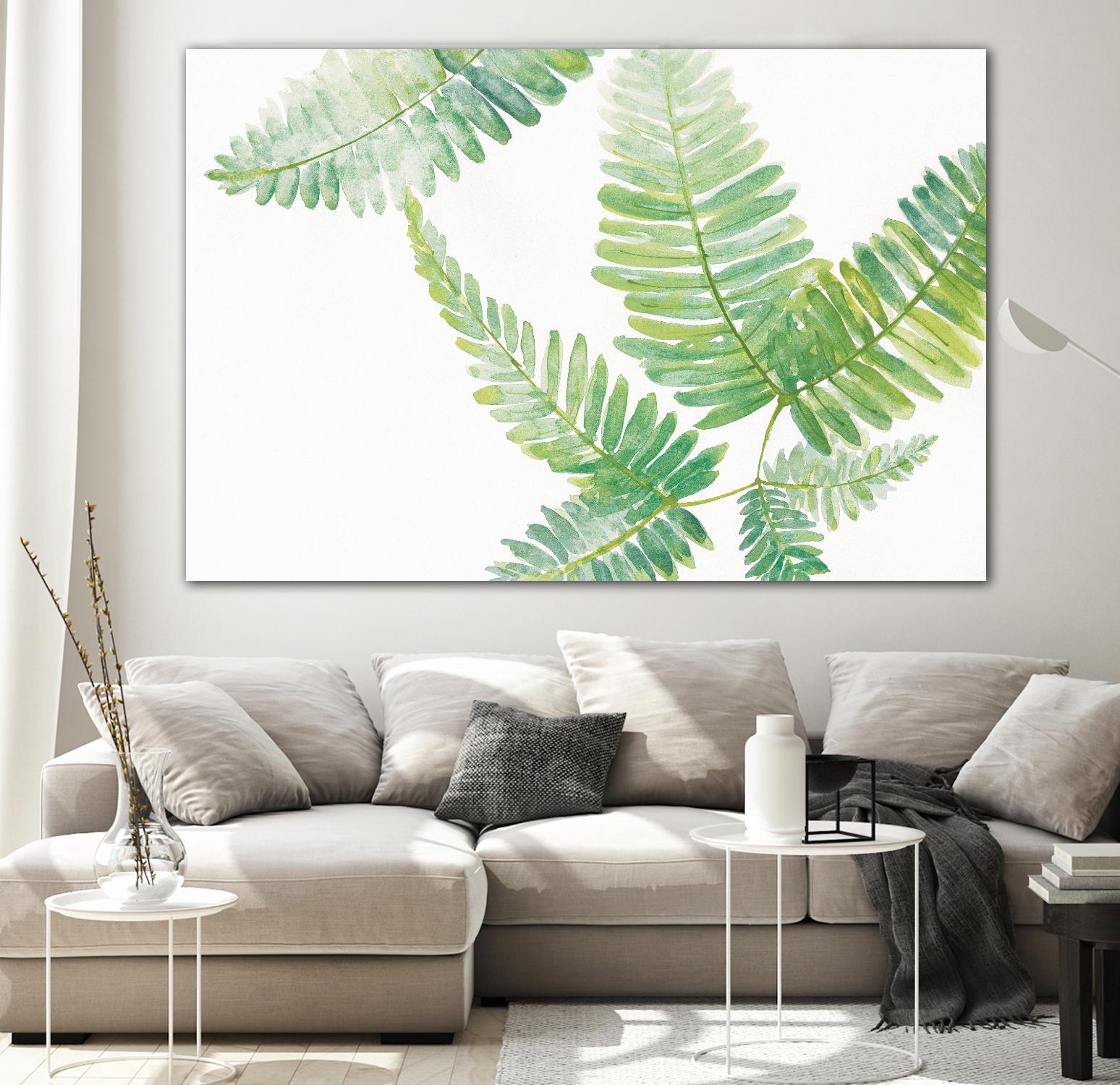 Ferns I by Chris Paschke on GIANT ART - green tropical