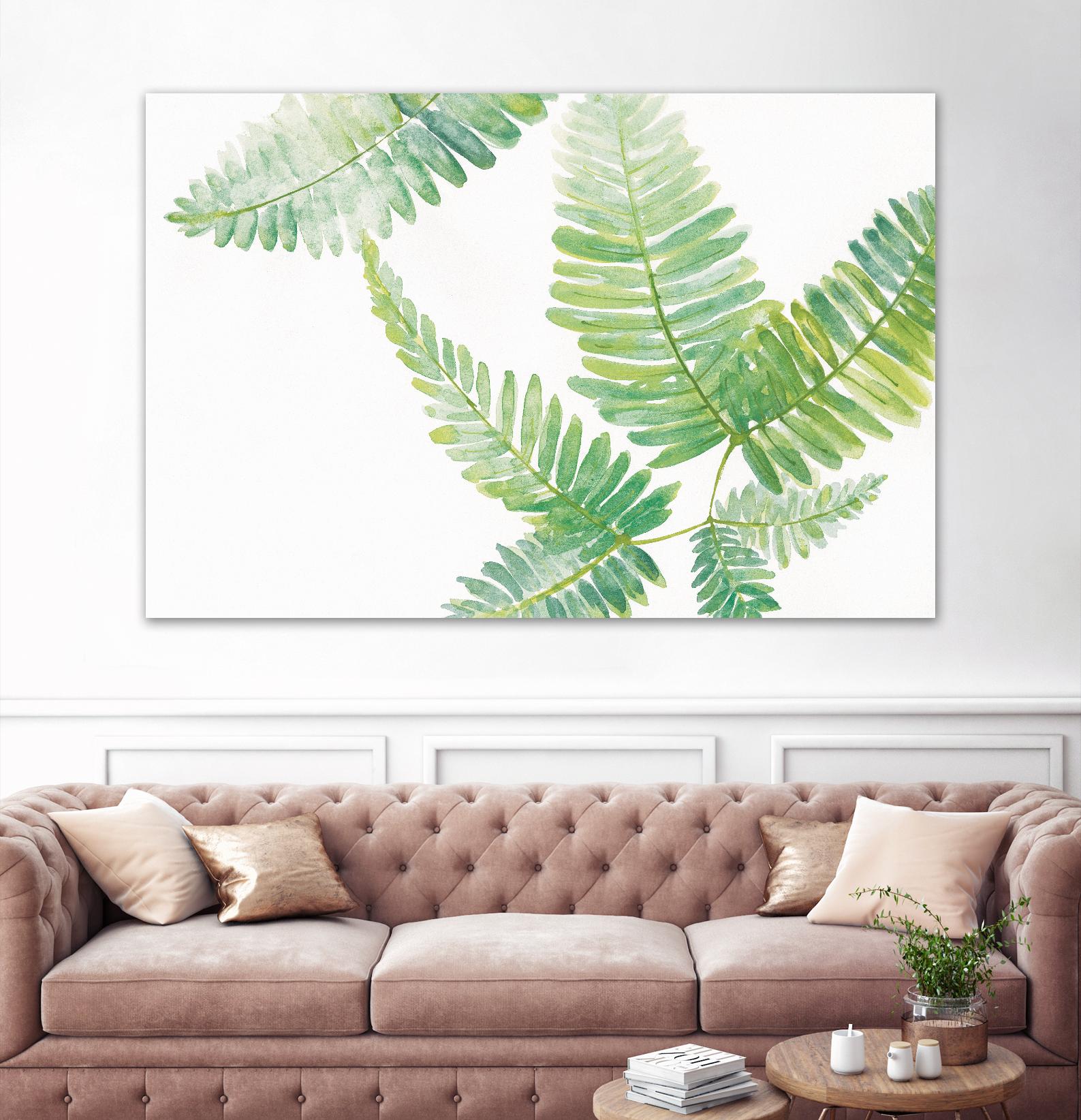 Ferns I by Chris Paschke on GIANT ART - green tropical