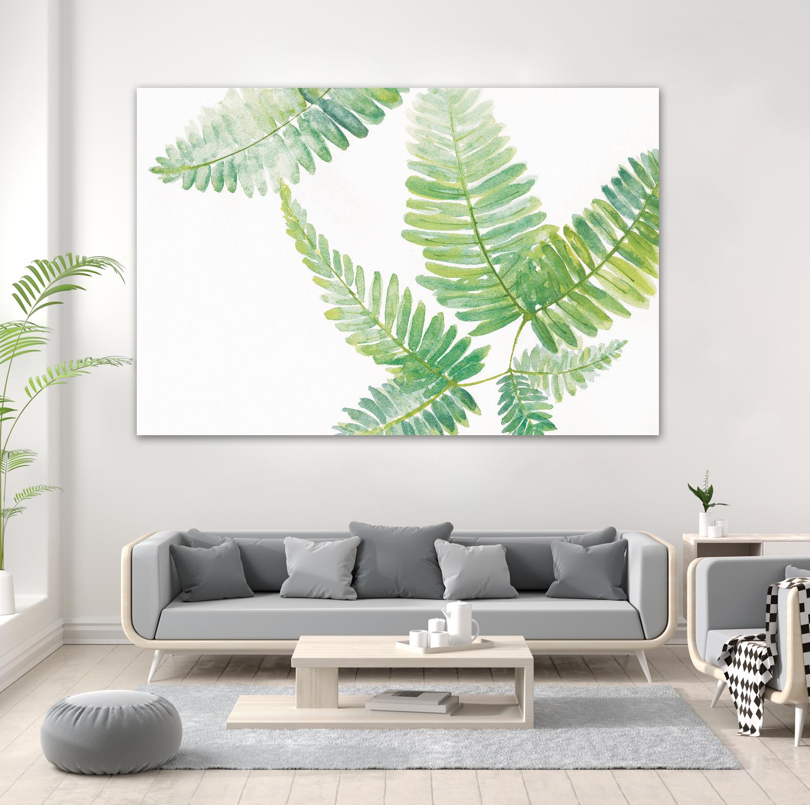 Ferns I by Chris Paschke on GIANT ART - green tropical