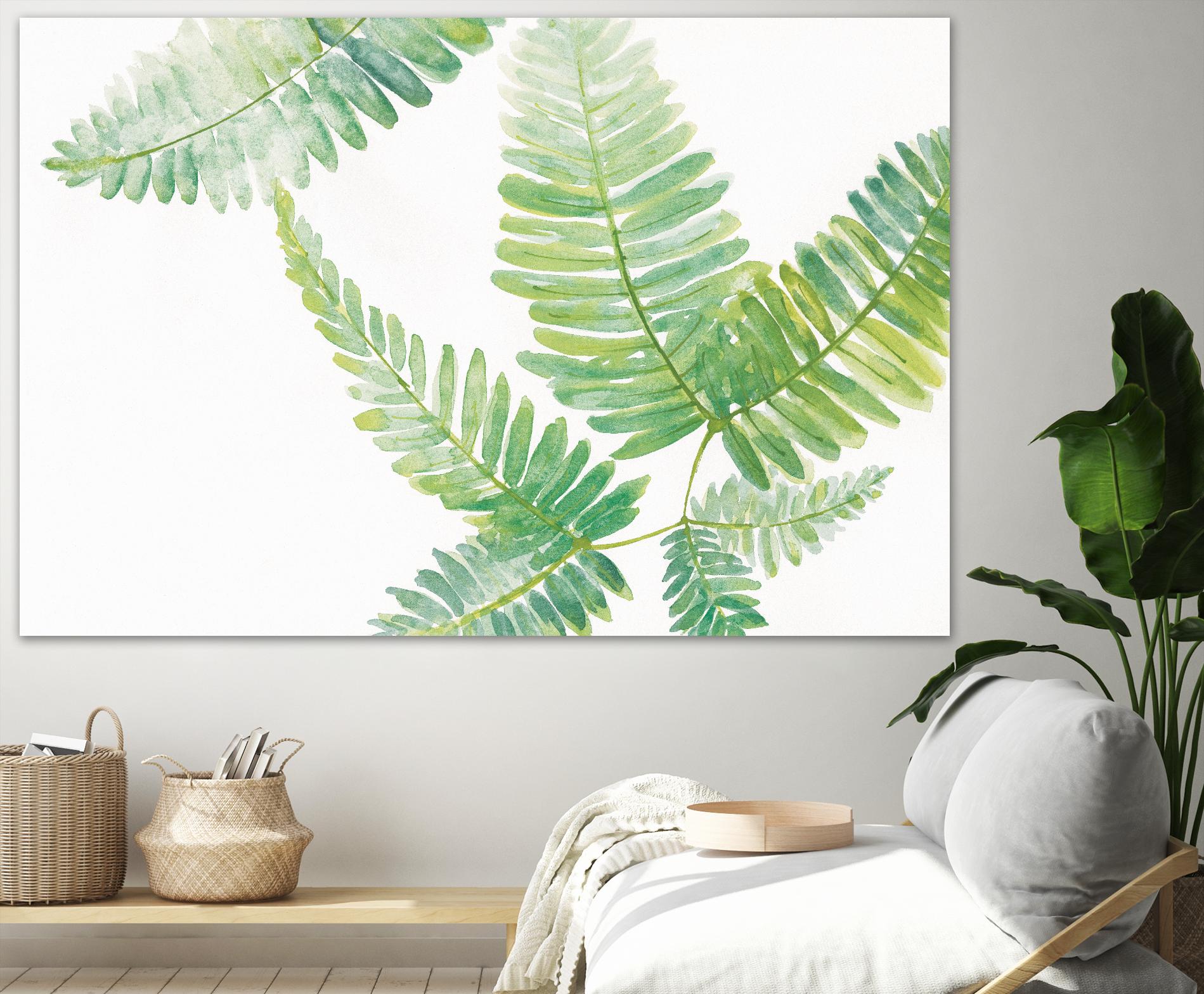Ferns I by Chris Paschke on GIANT ART - green tropical