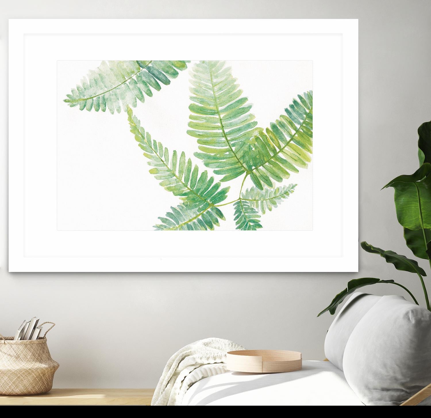 Ferns I by Chris Paschke on GIANT ART - green tropical