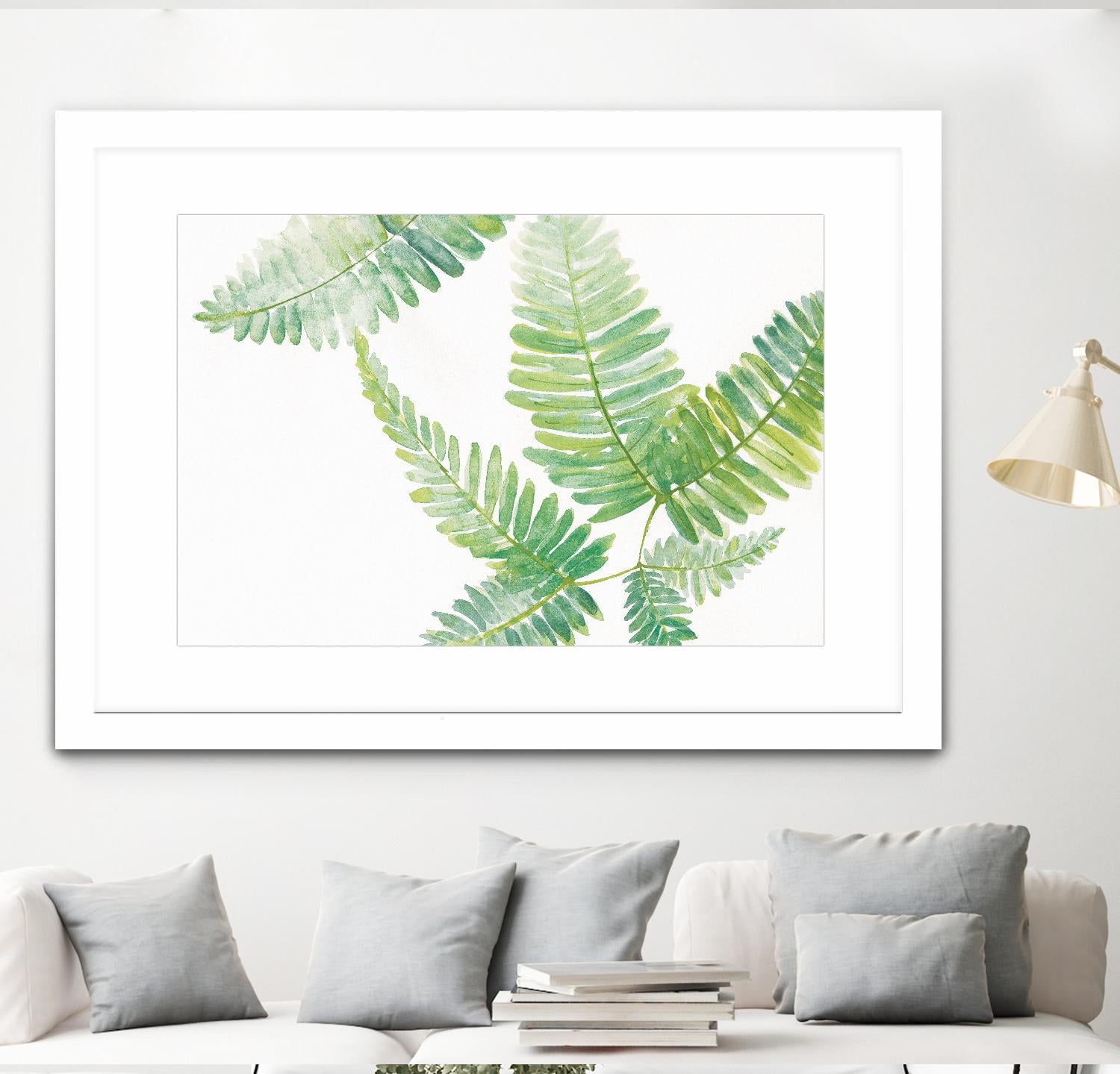 Ferns I by Chris Paschke on GIANT ART - green tropical