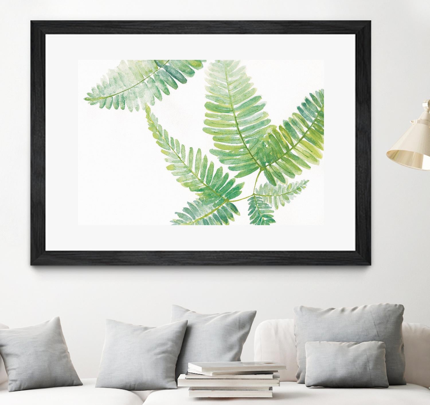 Ferns I by Chris Paschke on GIANT ART - green tropical