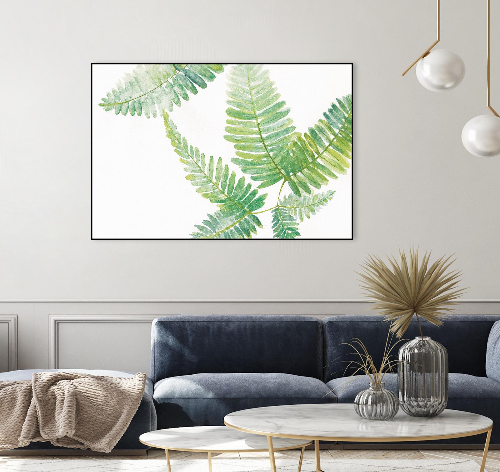 Ferns I by Chris Paschke on GIANT ART - green tropical