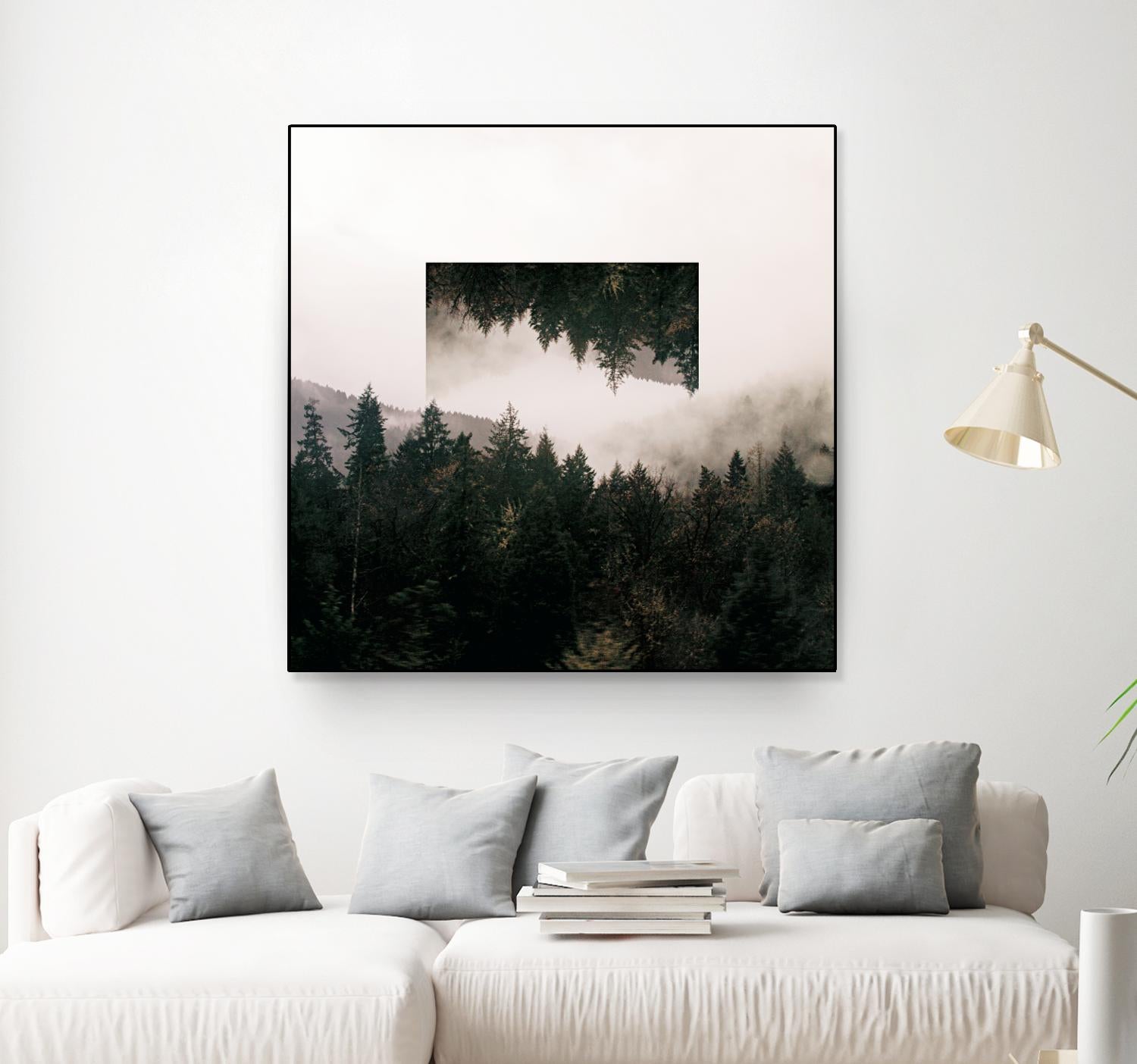Reflected Landscape I by Laura Marshall on GIANT ART - white photo art