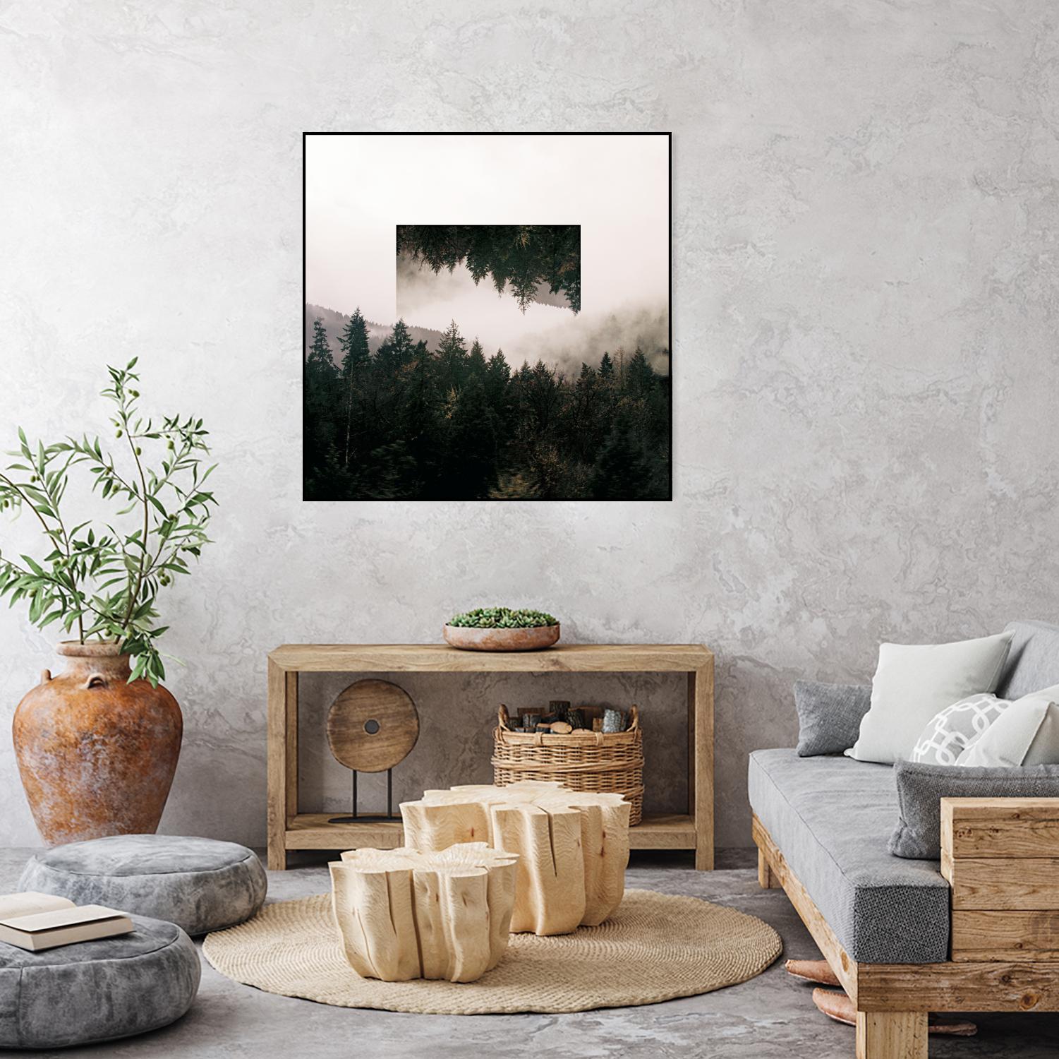 Reflected Landscape I by Laura Marshall on GIANT ART - white photo art