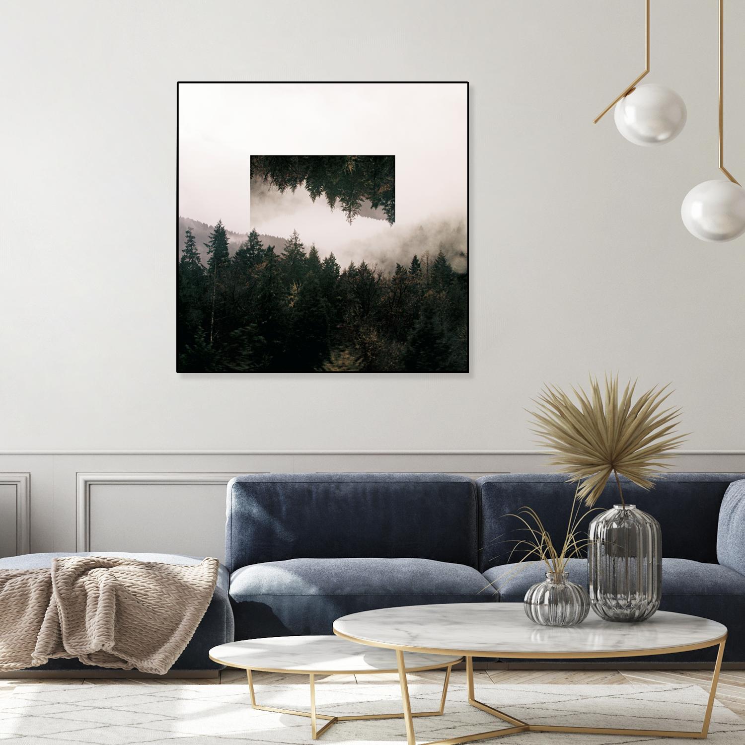 Reflected Landscape I by Laura Marshall on GIANT ART - white photo art