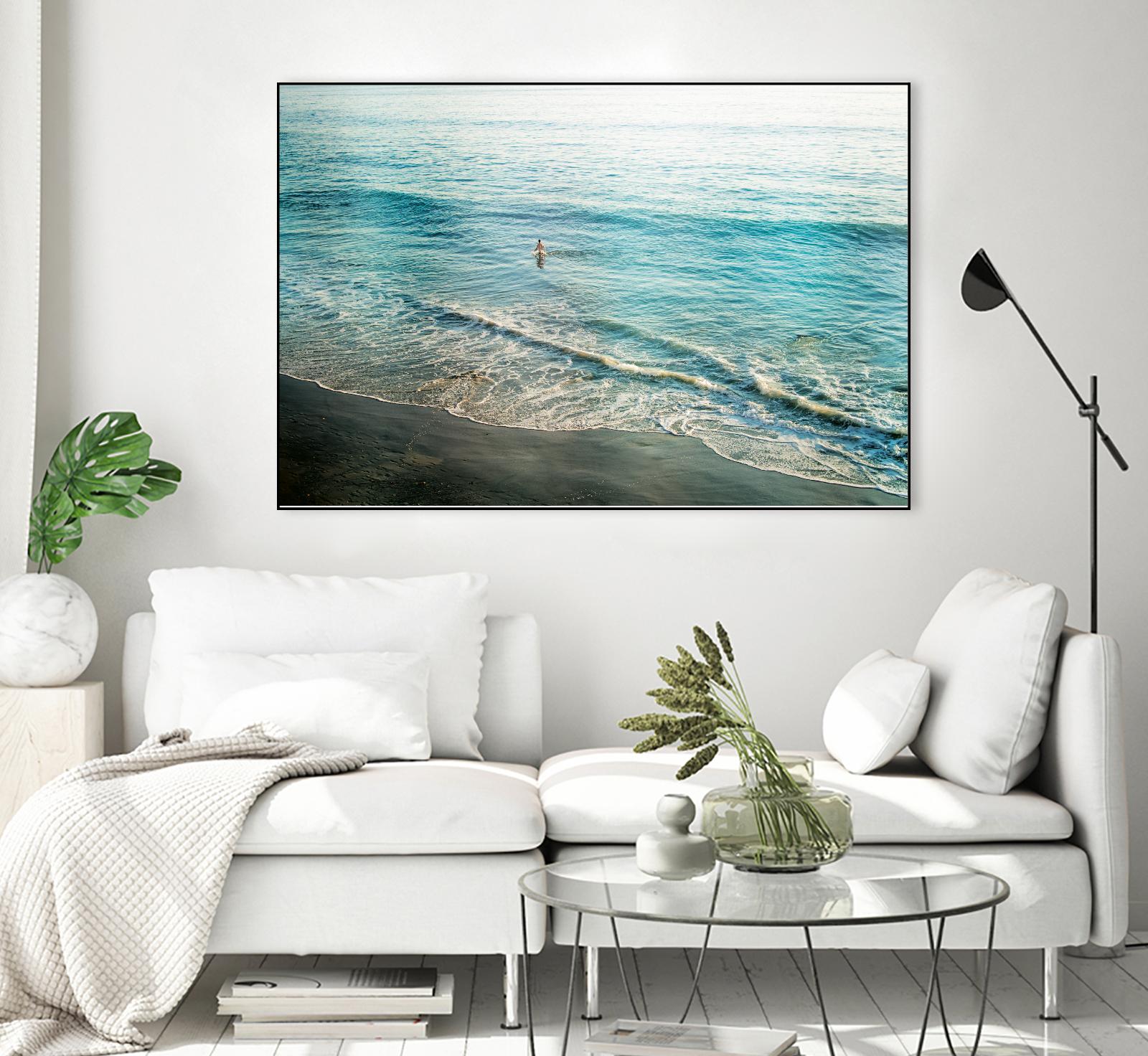 First Light IV by Elizabeth Urquhart on GIANT ART - blue sea scene