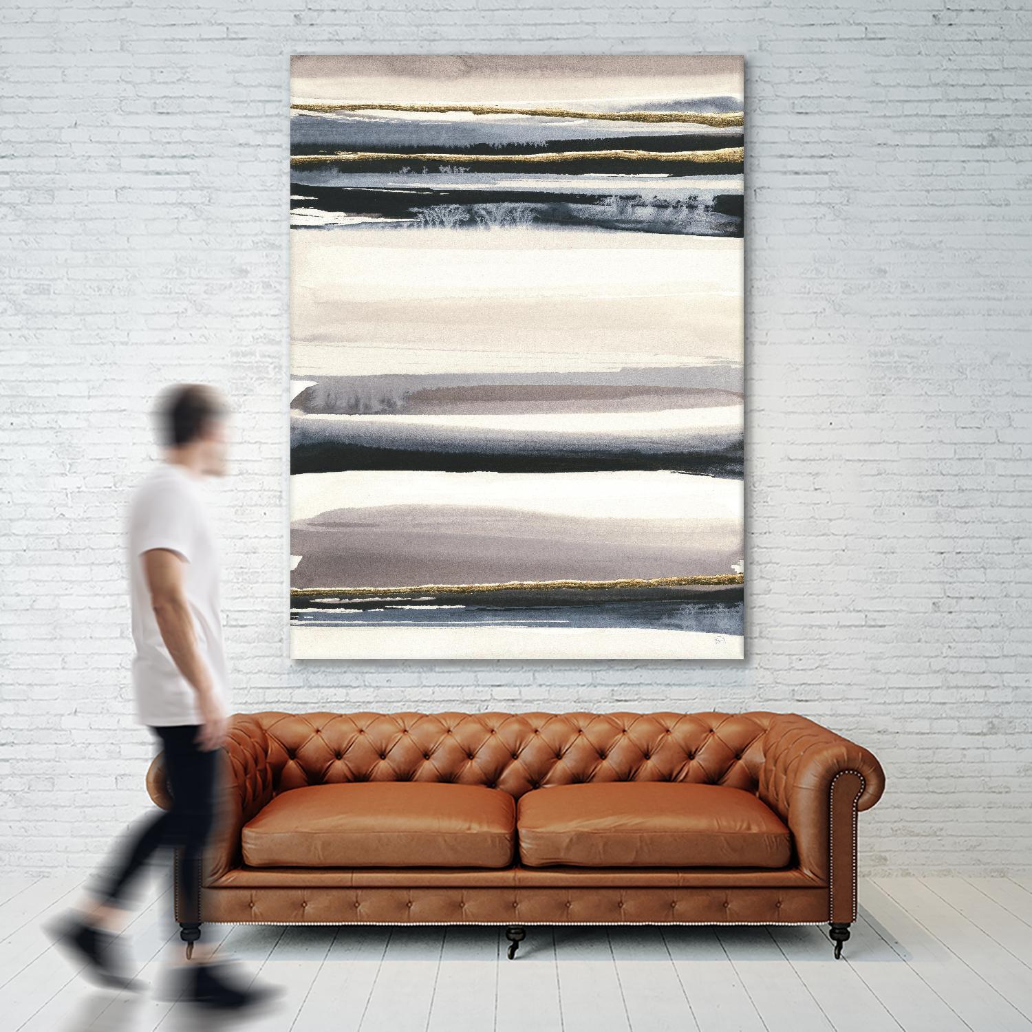 Gilded Grey III by Chris Paschke on GIANT ART - multi abstract abstract