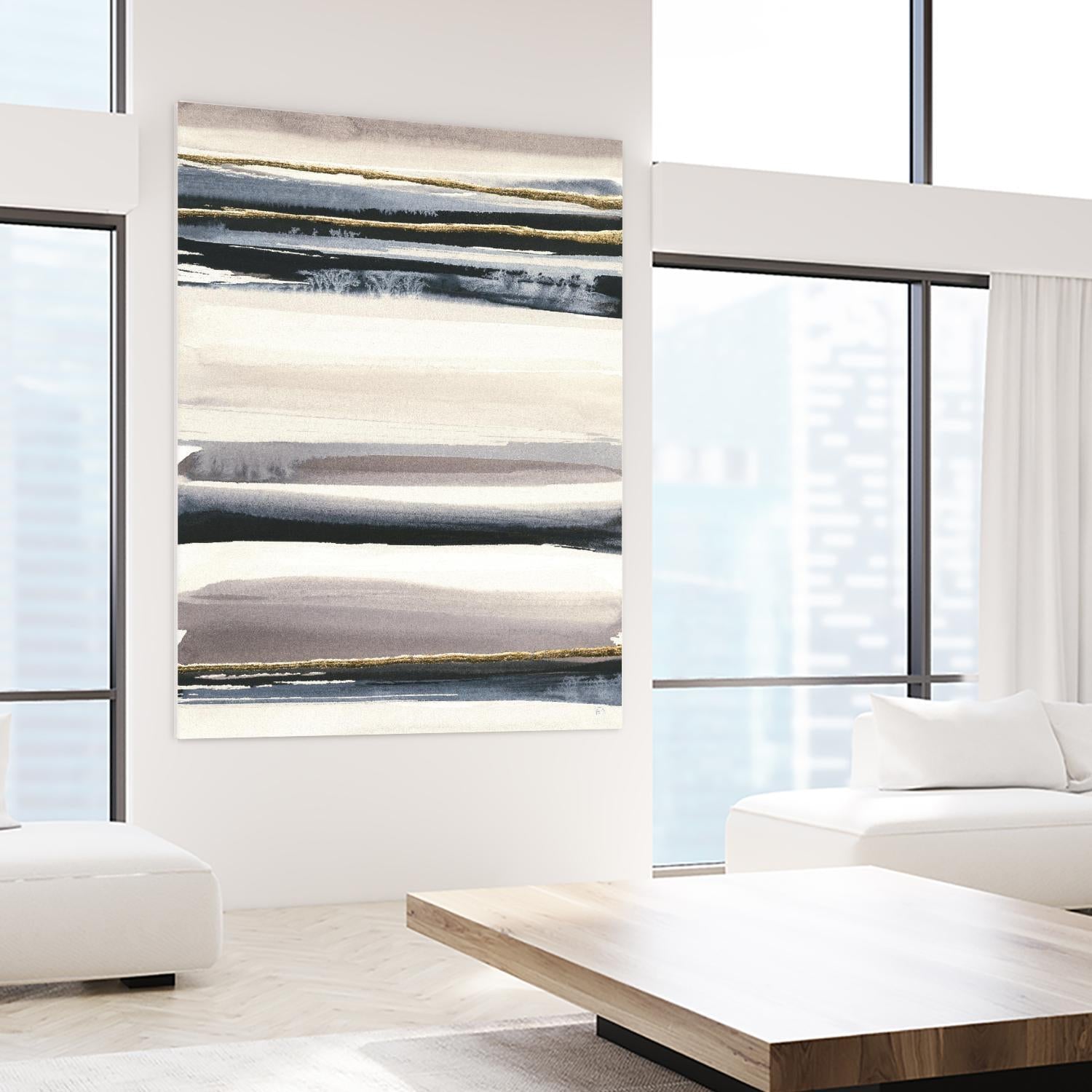 Gilded Grey III by Chris Paschke on GIANT ART - multi abstract abstract