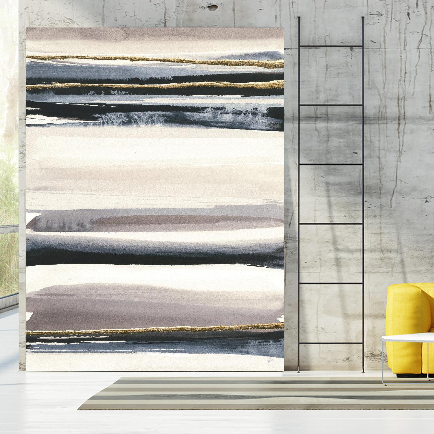 Gilded Grey III by Chris Paschke on GIANT ART - multi abstract abstract