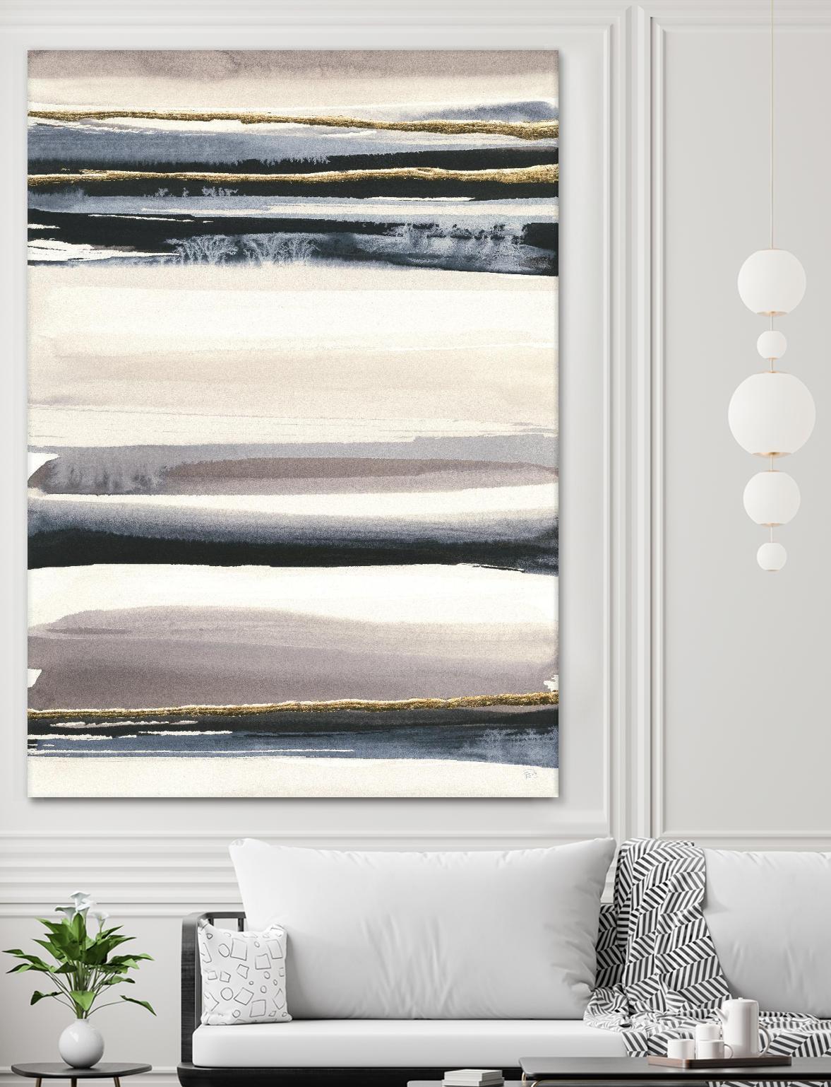Gilded Grey III by Chris Paschke on GIANT ART - multi abstract abstract