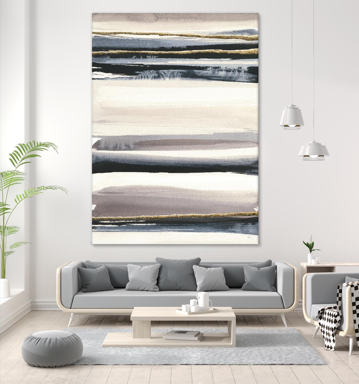 Gilded Grey III by Chris Paschke on GIANT ART - multi abstract abstract