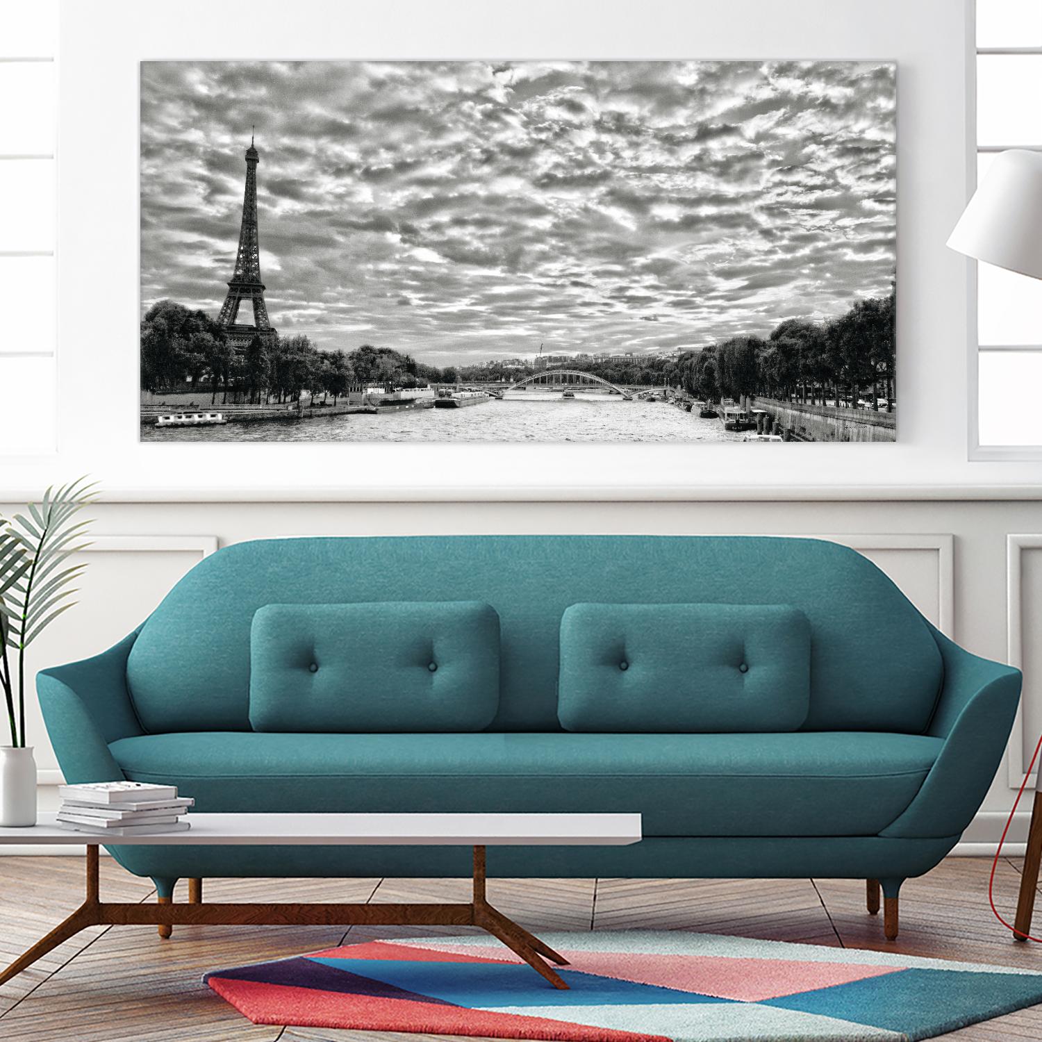 The City of Love by Laura Marshall on GIANT ART - white city scene