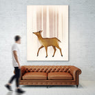 Snowy Doe by Ryan Fowler on GIANT ART - brown animals
