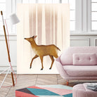 Snowy Doe by Ryan Fowler on GIANT ART - brown animals