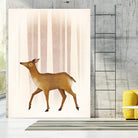 Snowy Doe by Ryan Fowler on GIANT ART - brown animals