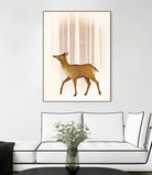 Snowy Doe by Ryan Fowler on GIANT ART - brown animals