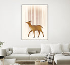 Snowy Doe by Ryan Fowler on GIANT ART - brown animals