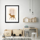 Snowy Doe by Ryan Fowler on GIANT ART - beige animals