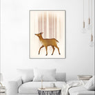 Snowy Doe by Ryan Fowler on GIANT ART - brown animals